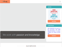Tablet Screenshot of infinityevents.co.in